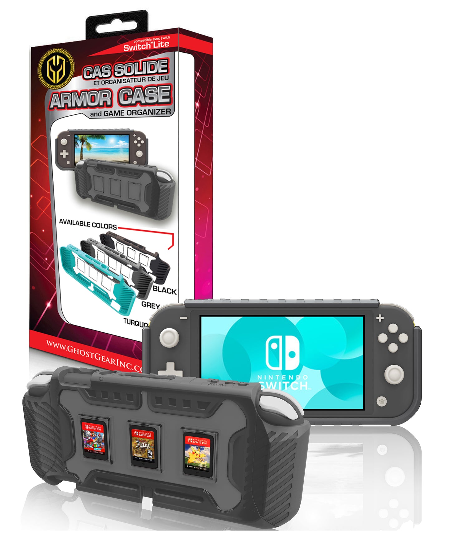 GHOST GEAR™ Switch Lite Armor Case - Grey