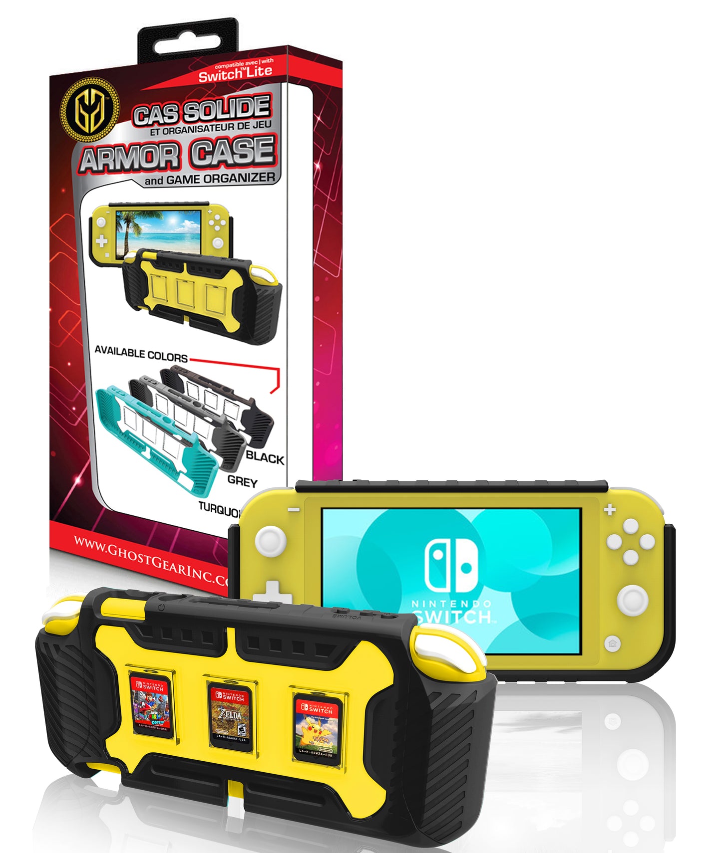 GHOST GEAR™ Switch Lite Armor Case - Black